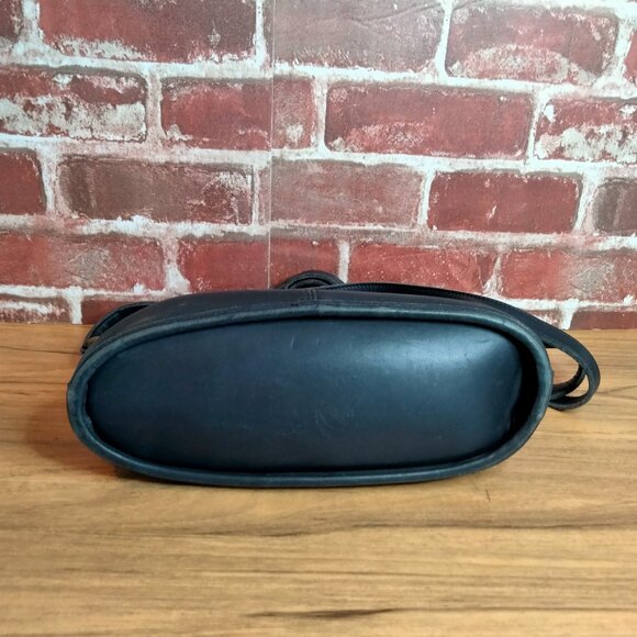 Coach Anderson 9976 Black Leather Shoulder Bag Vintage Made In Costa Rica - Picture 3 of 5